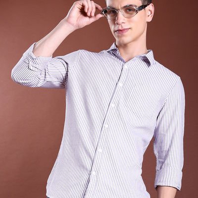 Men's Slim Fit Shirt | Lavander - XL
