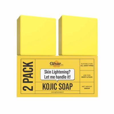 Kojic Acid 2% Soap With Niacinamide Reduce Pigmentation For All Skin Types - (pack of 2)