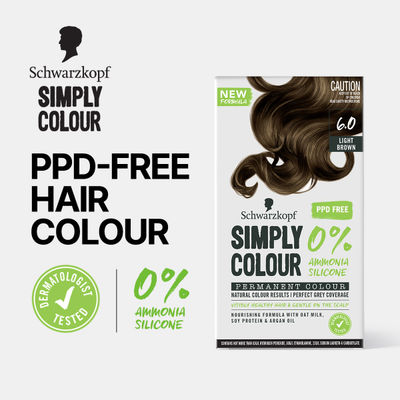 Simply Color Permanent Hair Colour 6-00 Light