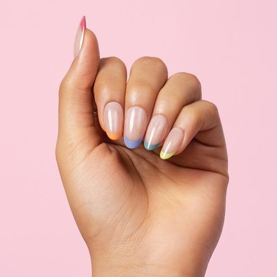 Nailed It Reusable Luxury Press On Nails | Short Round | Spring | Multicolour