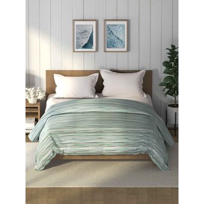 Nautica Super Soft 100% Cotton Comforter 1pc Double Size Abstract Seagreen | Raymarine)