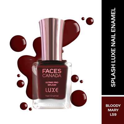 Ultime Pro Splash Luxe Nail Enamel | Quick-drying | Lasting |Bloody Mary