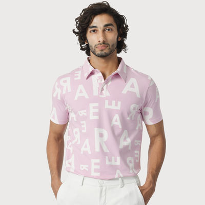 Men's Rocha Pastel Polo T-shirt | Light Purple - S