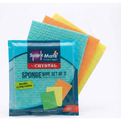 Sponge Wipes Set Of 3