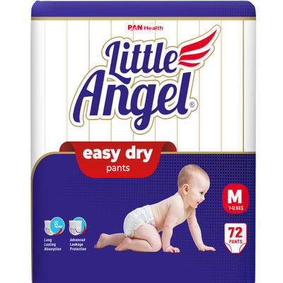 Easy Dry Pant Style Diaper | M | 72 pcs