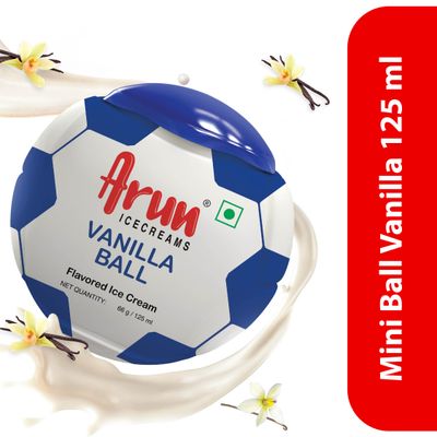 Arun Ice Cream Vanilla Ball Ice Cream Cup