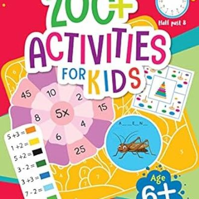 Brain Activity Book for Kids - 200+ Brain Boosting Activities for Age 6+