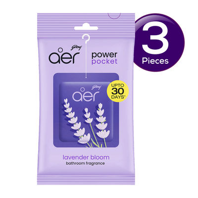 Lavender Bloom Power Pocket Bathroom Freshener Combo