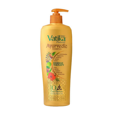 Dabur Vatika Naturals Ayurvedic Shampoo with 2X Damage Protection