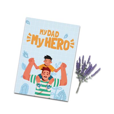 My Hero Dad Card | Mad Over Prints