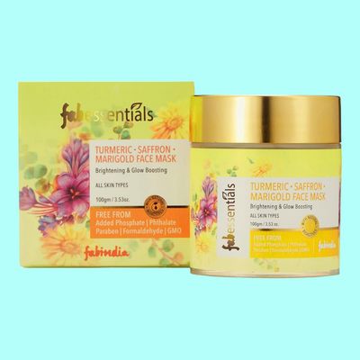Fabessentials Turmeric Saffron Marigold Face Mask