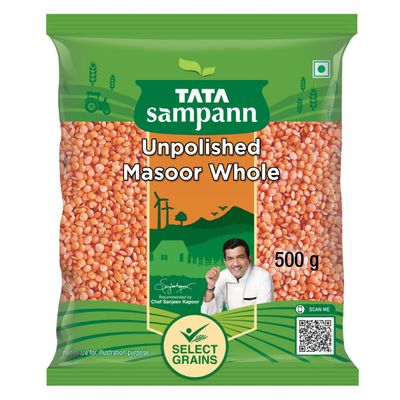 Unpolished Masoor - Whole