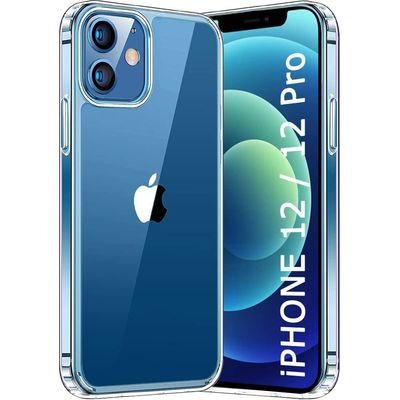 Shockproof Back Cover for iPhone 12-12 Pro | Scratch-Resistant | Military-Grade Protection, Transparent | MagSafe Compatible