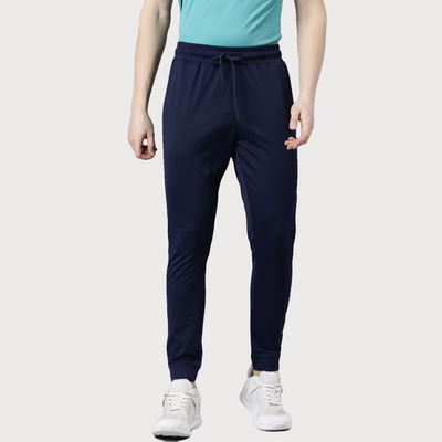 Mens Navy Slim FitTrack pant - Pack of 1 (S) Comfort Fit, Soft Fabric, Breathable