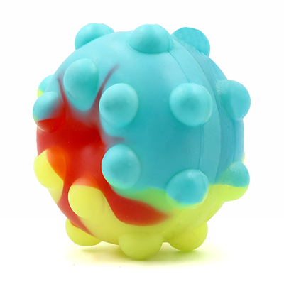 Pop It Ball with LED - Light-Up Bubble Fidget Ball Toy for Kids' Sensory Fun