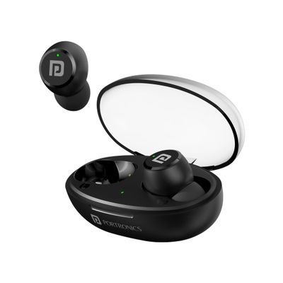 Harmonics Twins S13 in Ear TWS Earbuds with Mic, 24H Playtime, Game/Music Mode, Touch Control, 8mm Driver, Bluetooth 5.3v,IPX5 Water Resistance, Type C Fast Charging - Black
