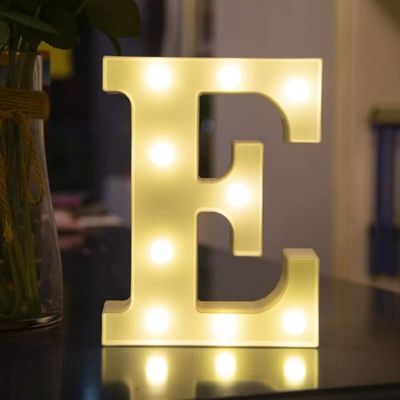 Polypropylene Marquee Light Led Alphabet E | Party Propz