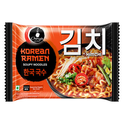 Ching's Kimchi Korean Ramen | Tangy & Spicy Soupy Noodles | Soupy Ramen meal