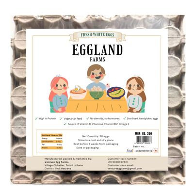 Eggland Farm White Eggs Pack Of 30