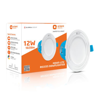 Moonlite 12W LED Down Light | 6500K|Suited for 3inch Junction Box