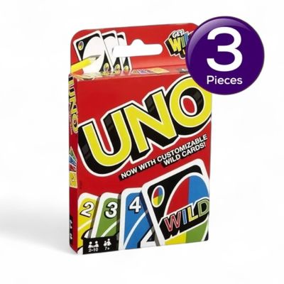 Uno Playing Card Game Combo