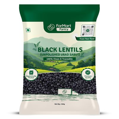 Black Lentils | Urad Sabut | Whole Urad