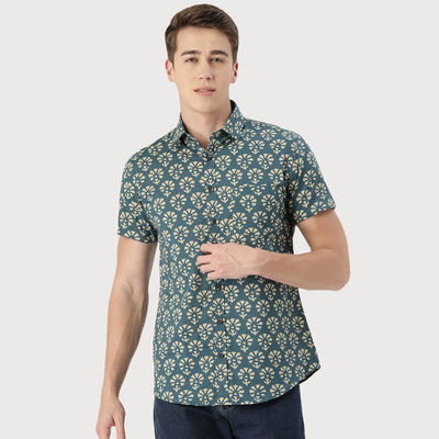 Original Printed Casual Shirt for Men | Blue | XL