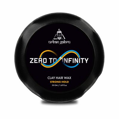 Zero To Infinity Clay Hair Wax | Matte Finish & Strong Hold | Natural Styling