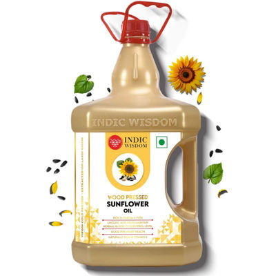Sunflower Wood Pressed Oil | Cold Pressed | Extracted On Wooden Churner