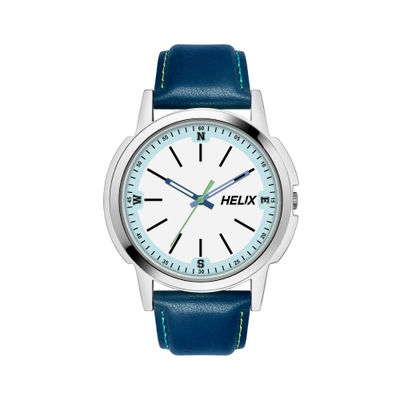 Round 44mm White Dial Analog Men Gift Watch - TW050HG00