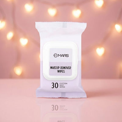 Makeup Remover Wet Wipes For Face 30 Cotton Soft Wipes