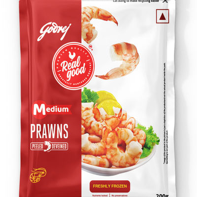 Medium Prawns Peeled & Deveined (Freshly Frozen)