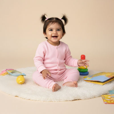 Infant Pastel Pink Set | Ips-Nt-Pstp | Pink | 3-6 Months