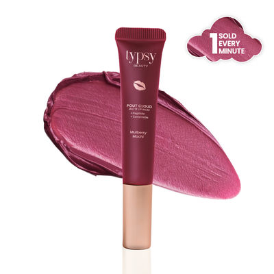 Pout Cloud Matte Lip Balm | Tinted Lip Balm | long-lasting stain I Mulberry Mochi