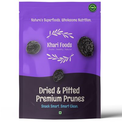 Premium Pitted Prunes Dried | Dry Fruit Snack | No Added Sugar