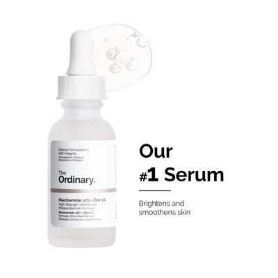 Niacinamide 10% + Zinc 1% High Strength Vitamin and Mineral