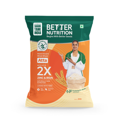 Biofortified Wheat Atta | High Protein | Rich in Iron & Zinc | No Maida