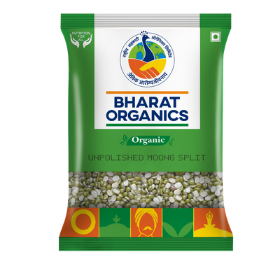 Bharat Organic Unpolished Moong Split