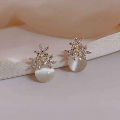 Perky Pearl Stud Earrings for Women | Stylish Lightweight Statement Jewellery