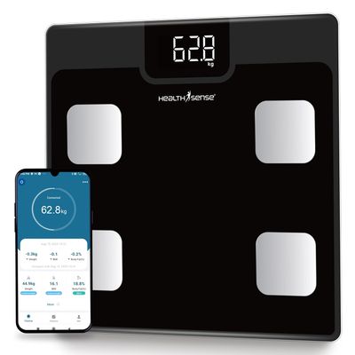 Bluetooth Bmi Weight Machine For Body Weight, Digital Body Fat Analyzer & Smart Body