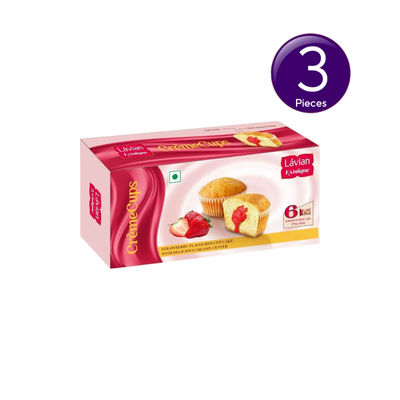 Creme Cups Strawberry | Dessert Delight | Combo
