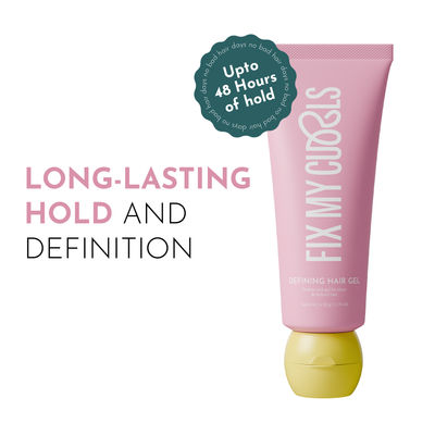 Curl Defining Hair Gel |For Curly, Wavy, Hair, Silicone & Alcohol-Free Hair Gel