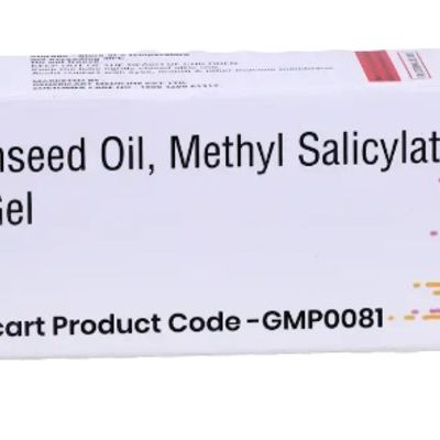 Diclofenac 1.16%W/W, Linseed Oil 3%W/W, Methyl Salicylate 10%W/W, Menthol 5%W/W Gel