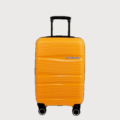 Move-Meant WanderWare Small Cabin Suitcase Polypropylene Orange Trolley Bag for Men & Women - 55 cm