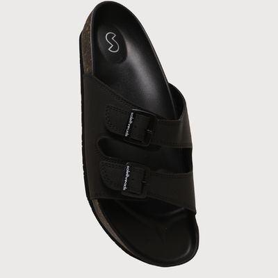 Solethreads Hermes Black Sandals for Men | Size India/UK 7