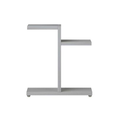 Grey Engineered Wood Planter Stand