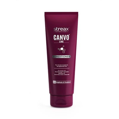 Canvoline Conditioner For Straightened Hair, With Kera-Charge & Baobab Oil