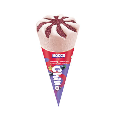 Hocco Blueberry Cheesecake Ice Cream Cone