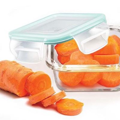 Treo By Milton Hi Borosilicate Clip Fresh Square Container, 160 ml