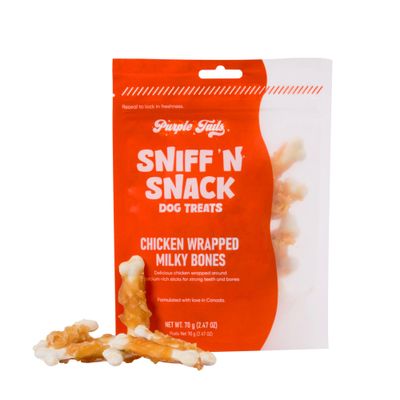 Chicken Wrapped Milky Bones Dog Treat
